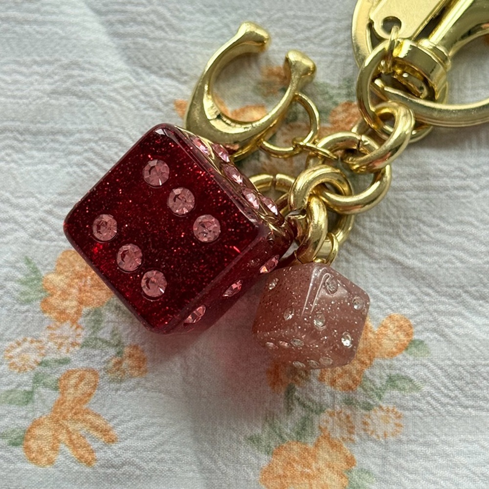 Coach Dice Cluster Bag Charm - Picture 3 of 5
